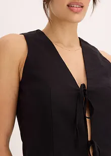 Gilet met strikken, bonprix