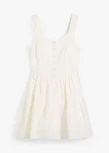 Mini jurk in een luchtige linnenmix, bonprix