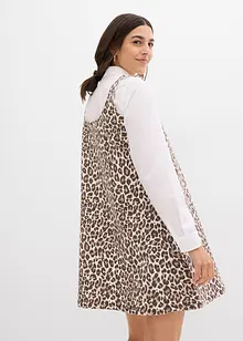 Mini jurk van elastische katoenmix, bonprix