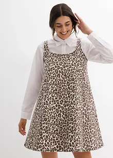 Mini jurk van elastische katoenmix, bonprix