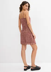 Mini jurk van mesh, bonprix