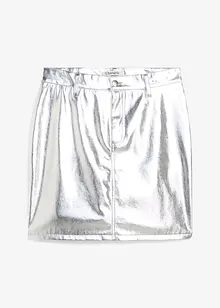 Minirok in metallic look, bonprix
