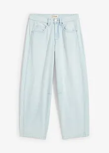 Balloon jeans mid waist, super soft, cropped, bonprix