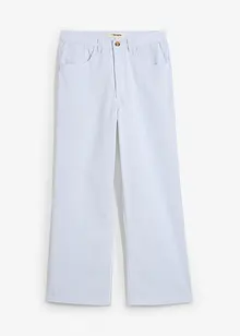 Wide leg jeans high waist, cropped, bonprix