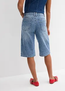 Jeans bermuda mid waist, low stretch, bonprix