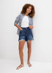 Jeans short high waist, low stretch, bonprix