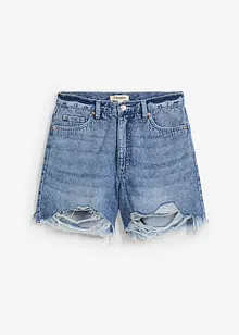 Jeans short high waist, low stretch, bonprix