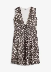 Jersey jurk met mesh, bonprix
