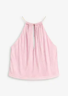 Cropped top in metallic look, bonprix