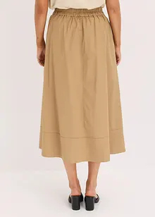 Midi rok van puur katoen, bonprix