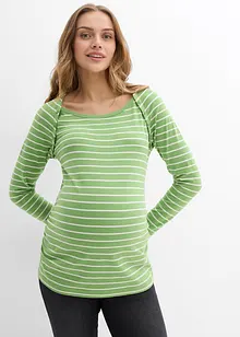 Zwangerschapsshirt / voedingsshirt van katoen met drukknopen, bonprix