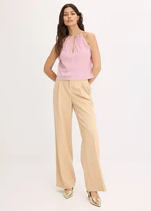 Cropped top in metallic look, bonprix