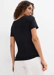 T-shirt van soepele viscose (set van 2), bonprix