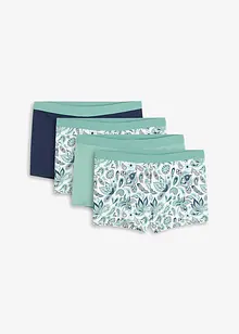 Damesboxer met biologisch katoen (set van 4), bonprix