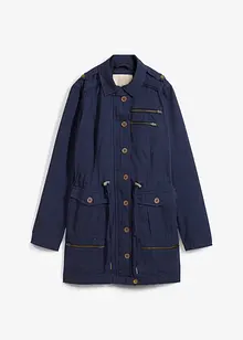 Katoenen parka in utility stijl, halflang, bonprix