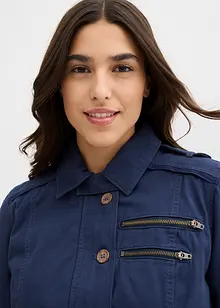 Katoenen parka in utility stijl, halflang, bonprix