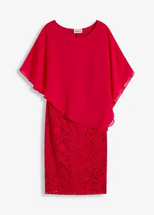 Kanten jurk met fijne chiffon overlay, bonprix