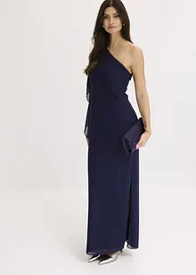 One shoulder jurk van fijn chiffon, bonprix