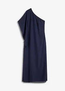 One shoulder jurk van fijn chiffon, bonprix