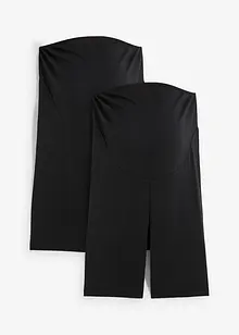 Zwangerschaps biker short (set van 2) met biologisch katoen, bonprix