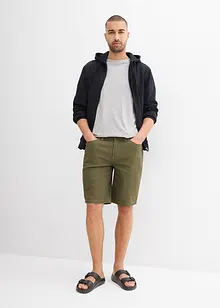 Stretch jeans bermuda, regular fit (set van 2), bonprix