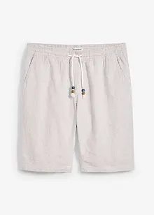 Bermuda met linnen, regular fit, bonprix