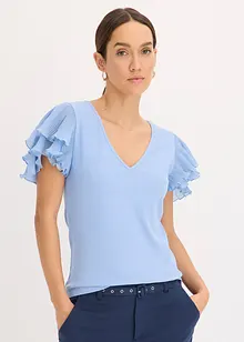Shirt met volants, bonprix
