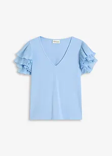 Shirt met volants, bonprix