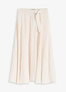 Twill rok met een vloeiende viscosemix, bonprix