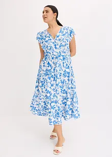 Midi jurk van soepele viscose, bonprix
