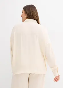 Blouse van licht crêpe, bonprix