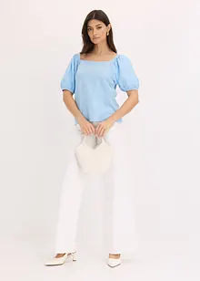 Shirt met pofmouwen, bonprix