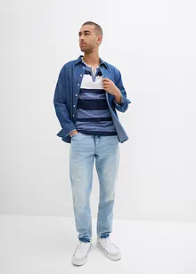 Henley shirt met korte mouwen, bonprix