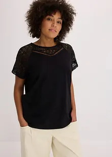Shirt met kant, bonprix