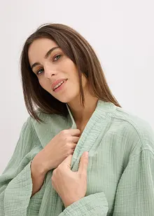 Oversized badjas van mousseline, bonprix