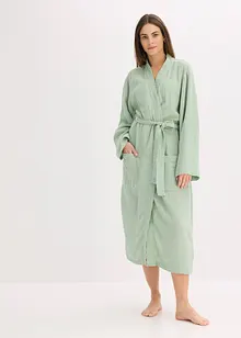 Oversized badjas van mousseline, bonprix