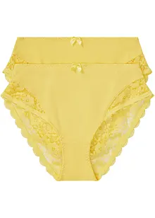 Maxislip met gerecycled polyamide (set van 2), bonprix