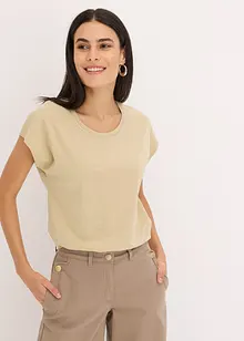 Shirt in linnenlook, bonprix