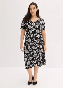 Gedessineerde midi jurk, bonprix
