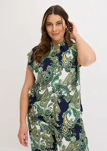 Gedessineerde blouse van soepele viscose, bonprix