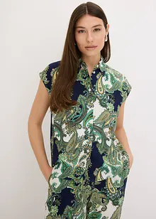 Gedessineerde blouse van soepele viscose, bonprix
