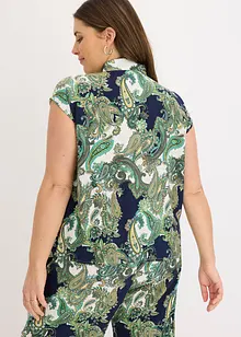 Gedessineerde blouse van soepele viscose, bonprix