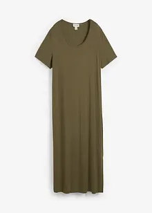 Comfortabele shirtjurk met split in maxilengte, bonprix