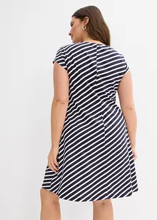 Jersey jurk in een aansluitend model, bonprix