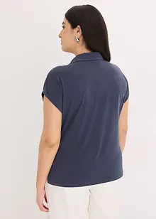 Poloshirt met kant, bonprix