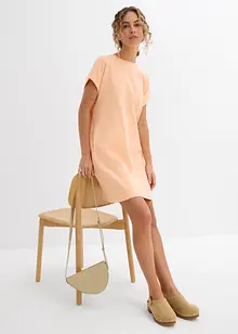Mini jurk van stevig biologisch katoen, bonprix