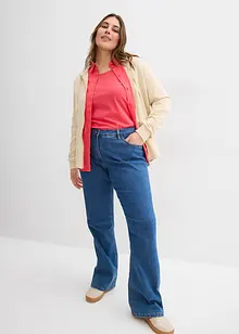 T-shirt met diepe halslijn achter, bonprix