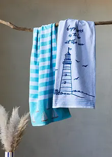Handdoek met vuurtoren, bonprix