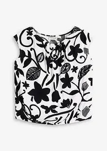 Korte blousetop van soepele viscose, bonprix