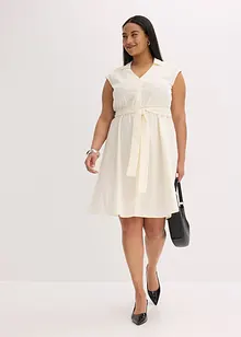 Jurk met strikceintuur, bonprix